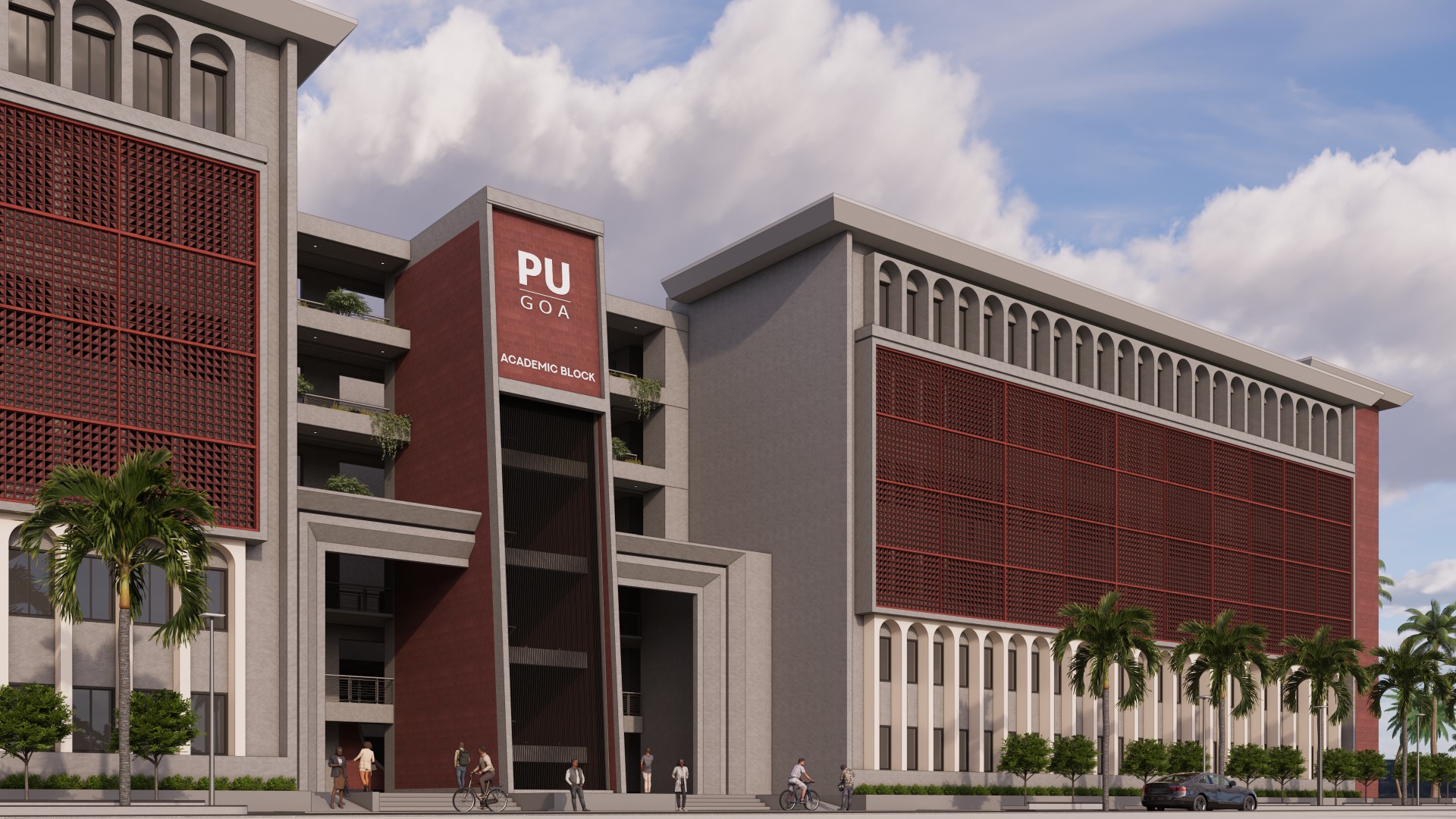 Parul University Goa Academic Block Exterior