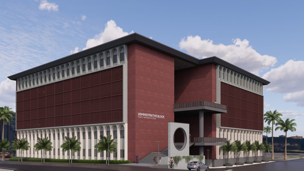 Administrative Block at Parul University Goa